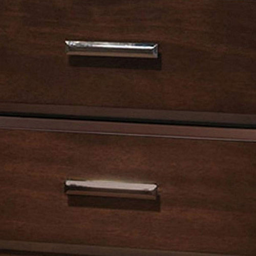 Naima Nightstand | 2 Drawers | Walnut Finish