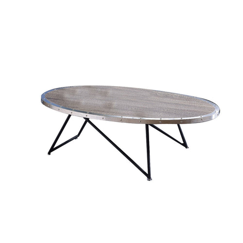 Preston Coffee Table | Vintage Finish | Weathered Gray Oak