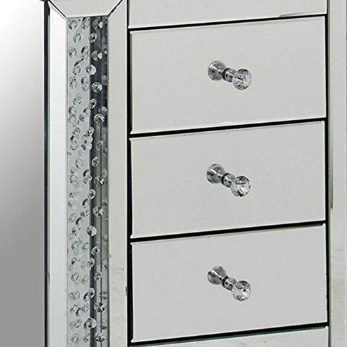Nysa End Table | Mirrored Finish