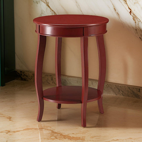Nova Side Table | Trendy Design | Red Finish