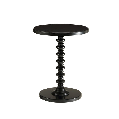 Nova Side Table | Round Top | Sleek Design | Black