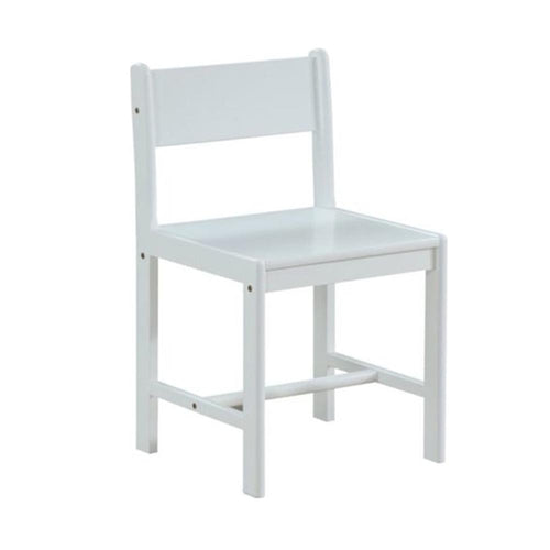Nova Side Chair | 17" | Low Panel Back | White Wood Finish