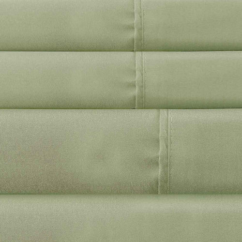 Lanester 3 Piece Twin Sheet Set | Polyester | Olive Green