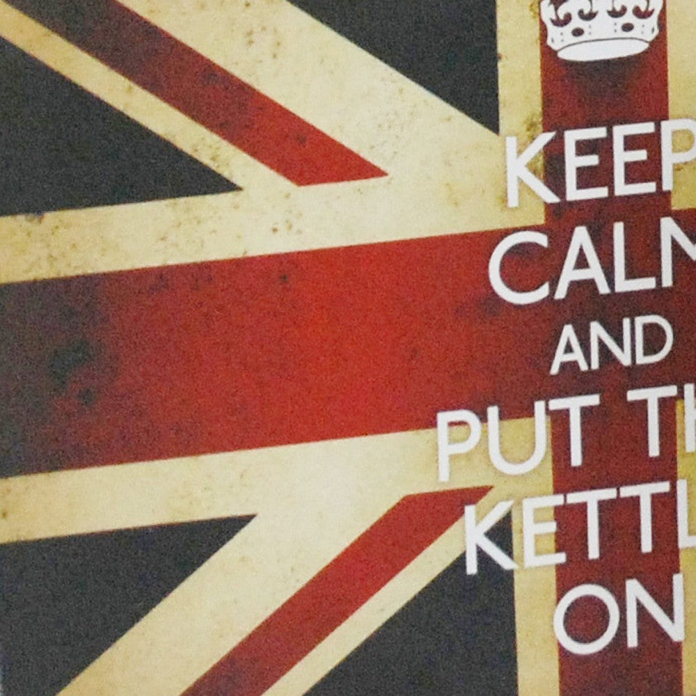 Suitcase Set | Canvas Upholstery | Union Jack Print | Set of 2 | Multicolor