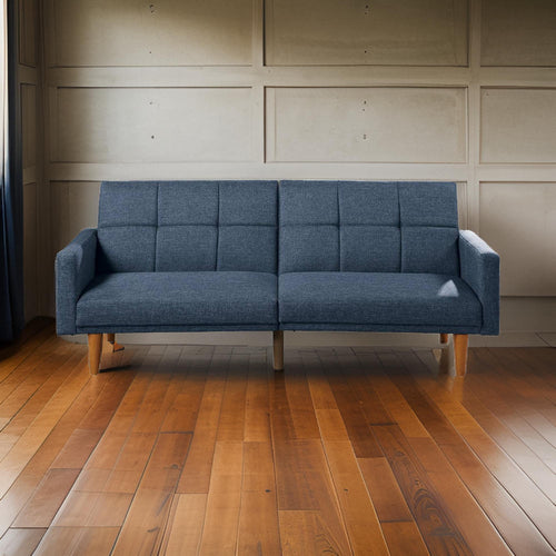 Nova Adjustable Sofa | Tufted Back | Fabric | Blue