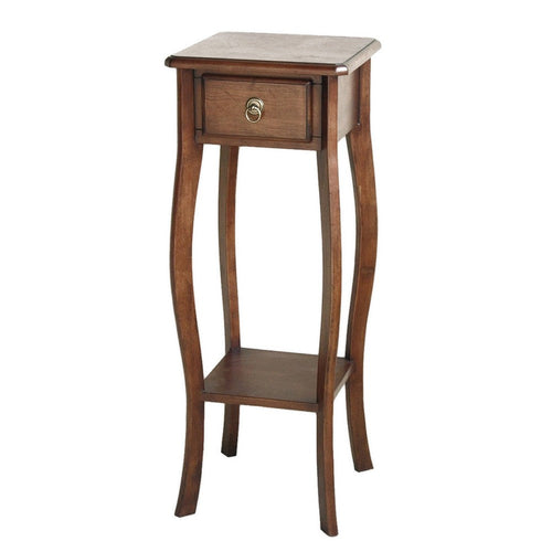 Luca Pedestal | 1 Drawer | Open Shelf | Brown