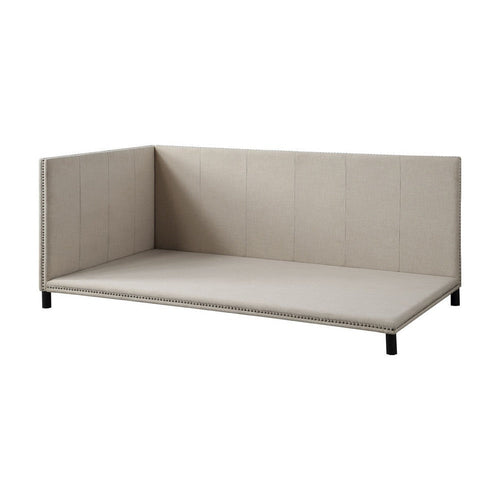 Reid Daybed | Full Size | Nailhead Trim | Beige