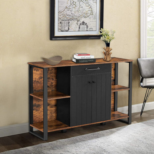 Grace Sideboard Cabinet | 47" | Adjustable Feet | Rustic Brown