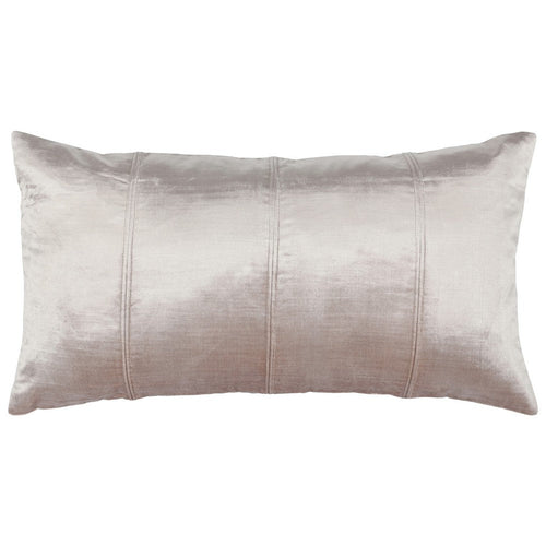 Chad Lumbar Pillow | 26" | Velvet | Plush | Soft Pink