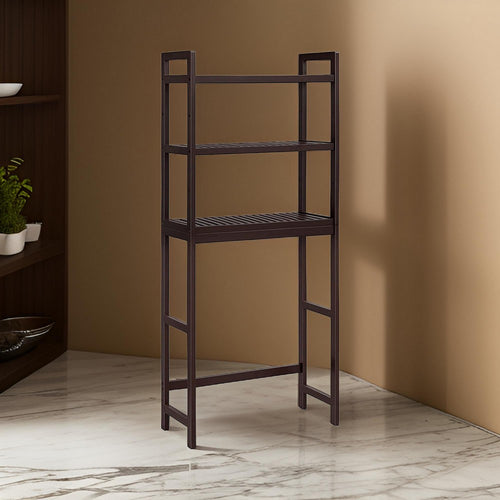 Glenn Organizer | 64" | 3 Tier | Bamboo | Adjustable Shelves | Brown