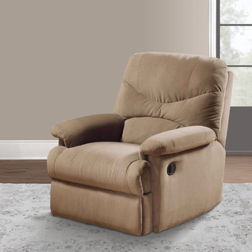 Deby Recliner Chair | Motion | Microfiber Seat | Brown