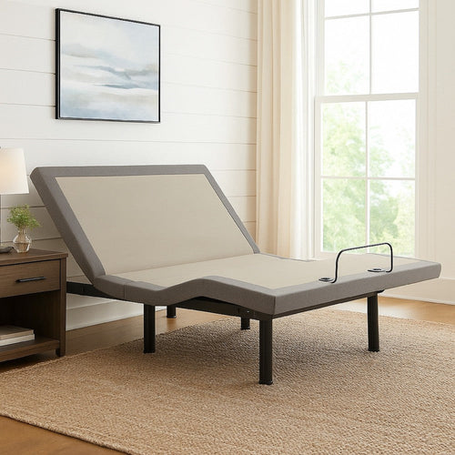 Tao Adjustable Bed Base Cal King, Ergonomic Dual Incline Massager Bluetooth