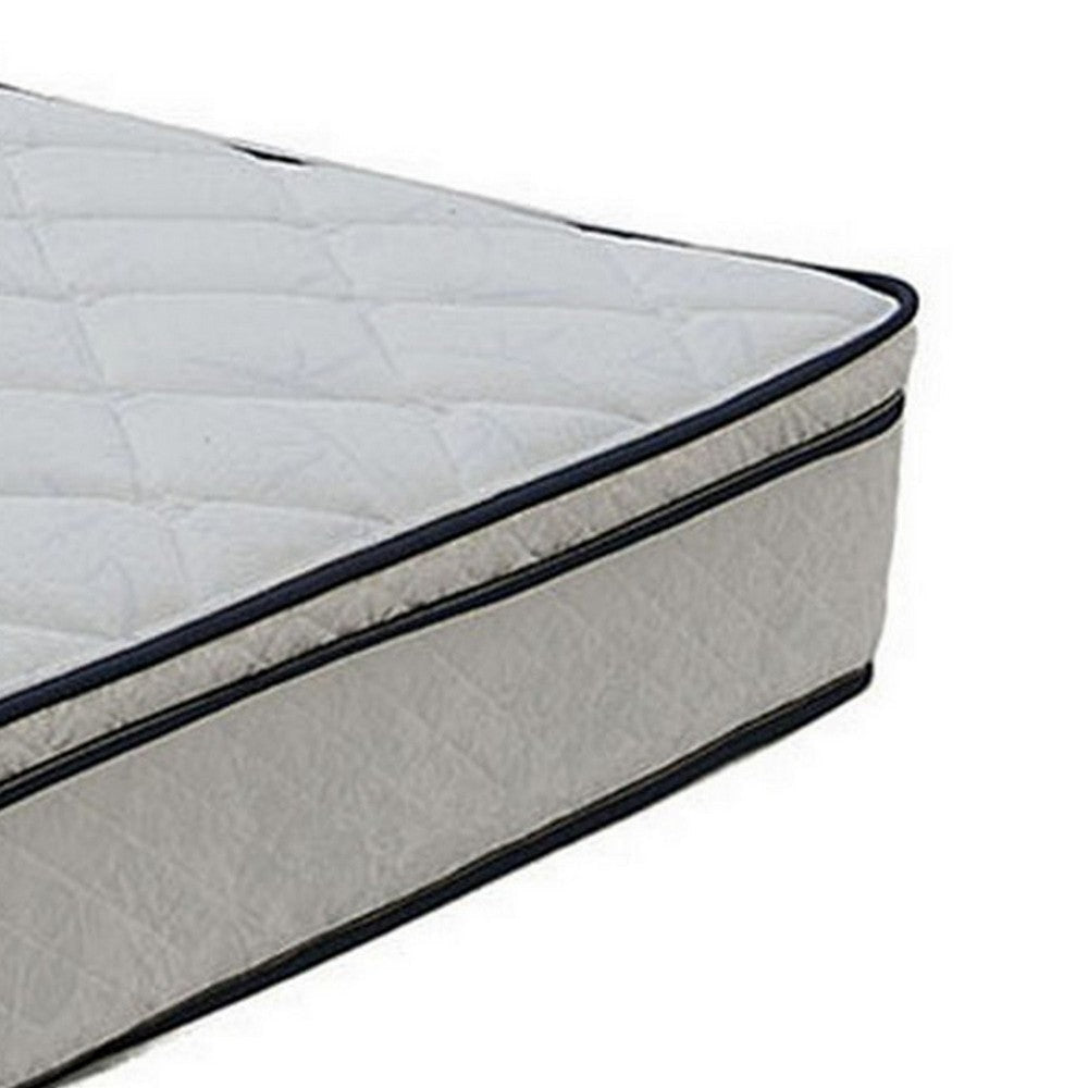 Lim 9 Inch Soft Bonnell Coil California King Mattress with Euro Top Foam BM301408