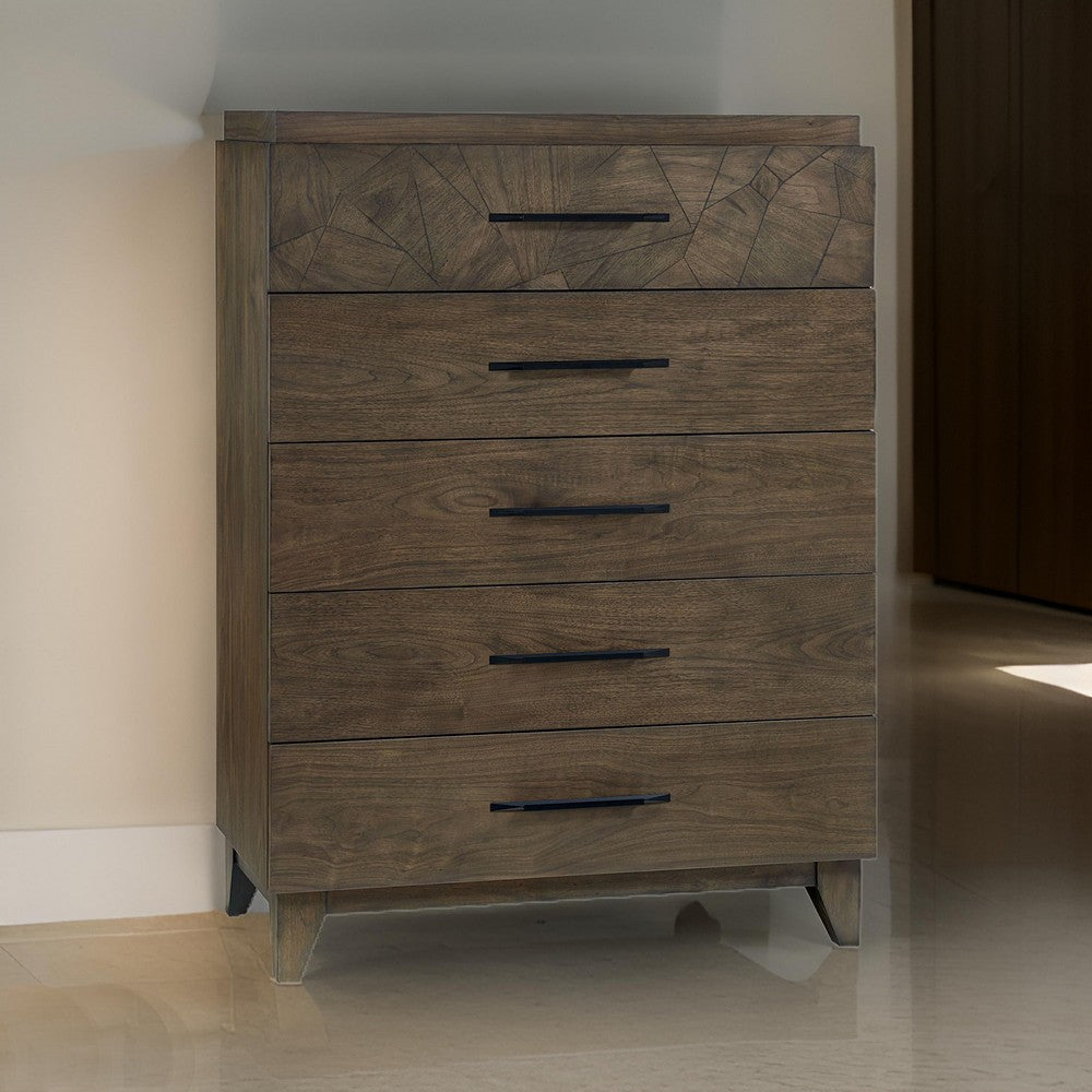 Buy Dee 54" Dresser Chest 5 Drawers Dark Brown Wood | Free Shipping Casagear Buy Dee 54" Dresser Chest 5 Drawers Dark Brown Wood | Free Shipping Casagear