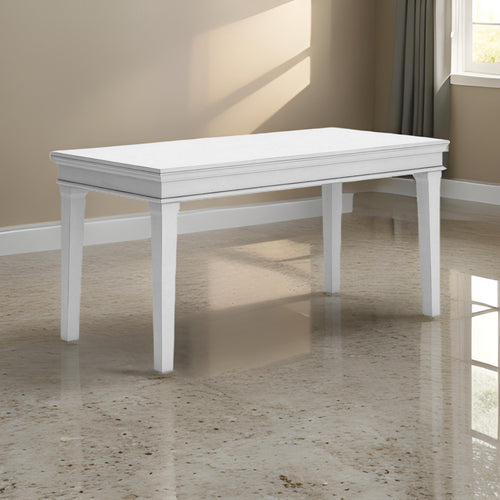 Ashley Kyni 63" Home Office Desk, Rectangular, White Pine Wood