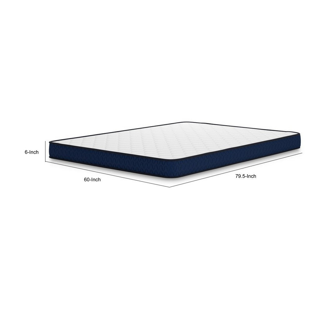 Ashley Liya 6’’ Queen Mattress Foam Fill 4 Way Stretch Knit Cover