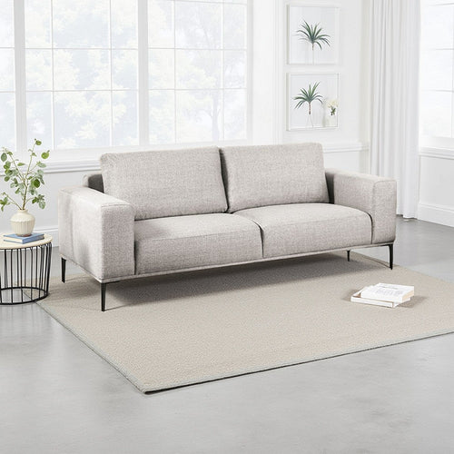 Kevin Sofa, Gray Chenille, Modern Track Arms, Solid Wood, 82 Inch By Casagear Home