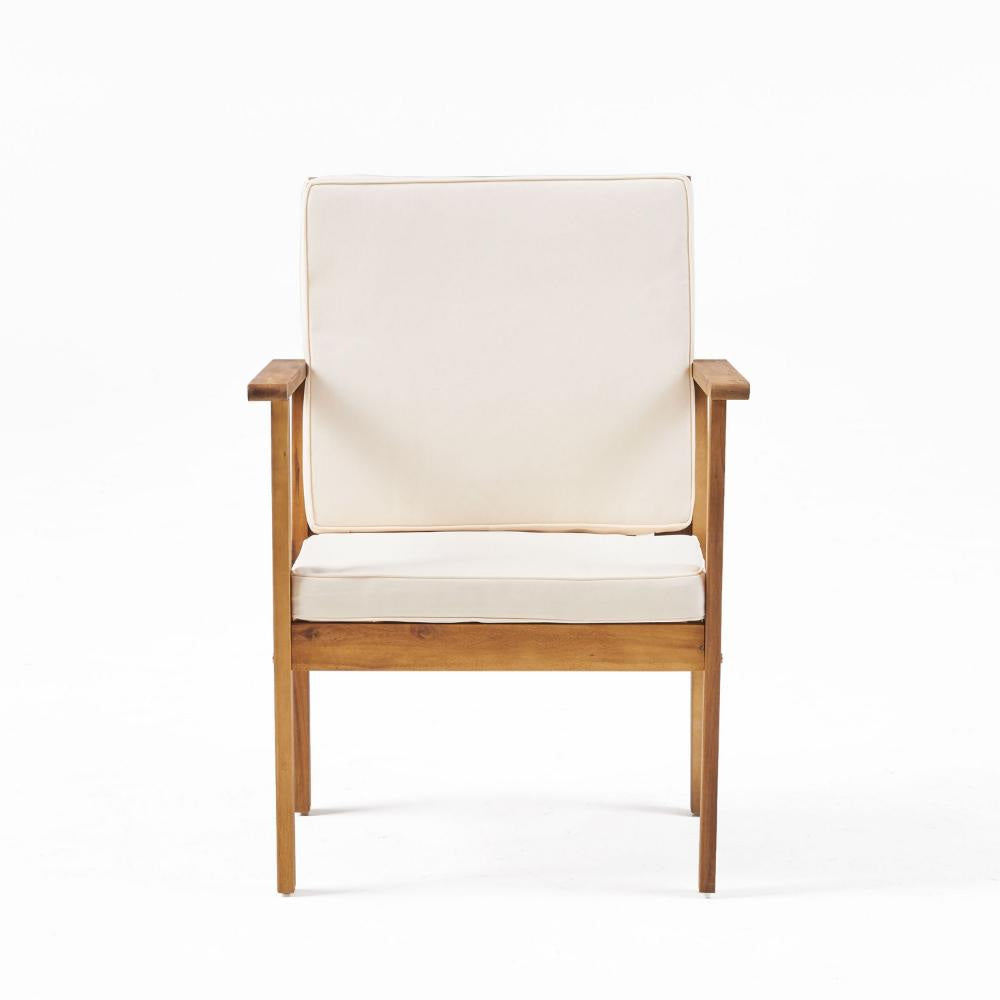 3pc Set with 2 Outdoor Club Chairs and Coffee Table in Acacia Wood BM323656