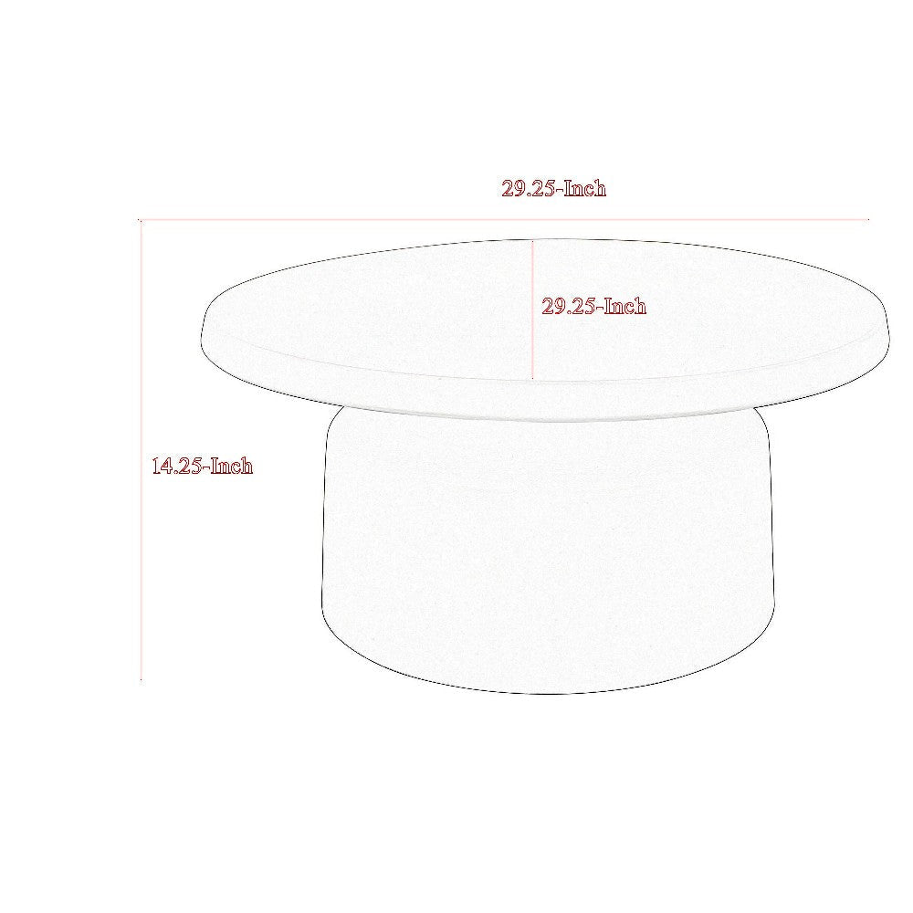 Ricca Plant Stand Table Black Metal Round 29’’ Top Pedestal Base