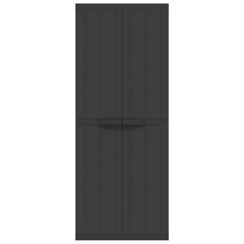 Dore 65" Garage Storage Cabinet Lockable, Outdoor Weatherproof, Black