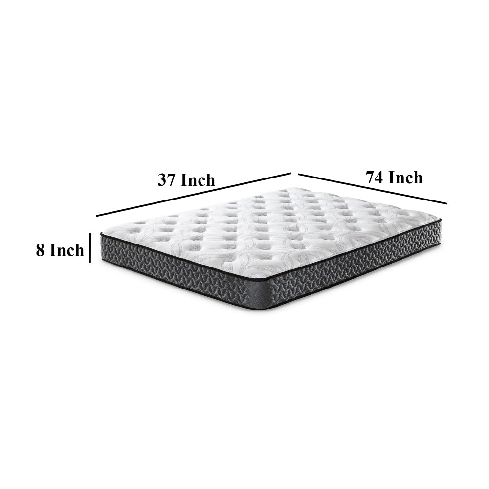 Ashley Beny Twin Mattress | Bonnell Hybrid Coil | Foam | Firm Comfort 8’’