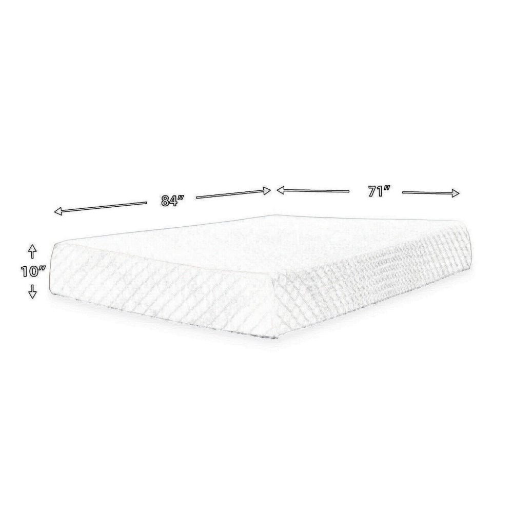 Ashley Jeny California King Mattress | Memory Foam | Stretch Cover | 10’’