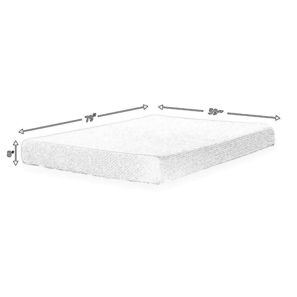 Ashley Jeny Queen Mattress | Med Firm Memory Foam | Cool Stretch Cover 8’’