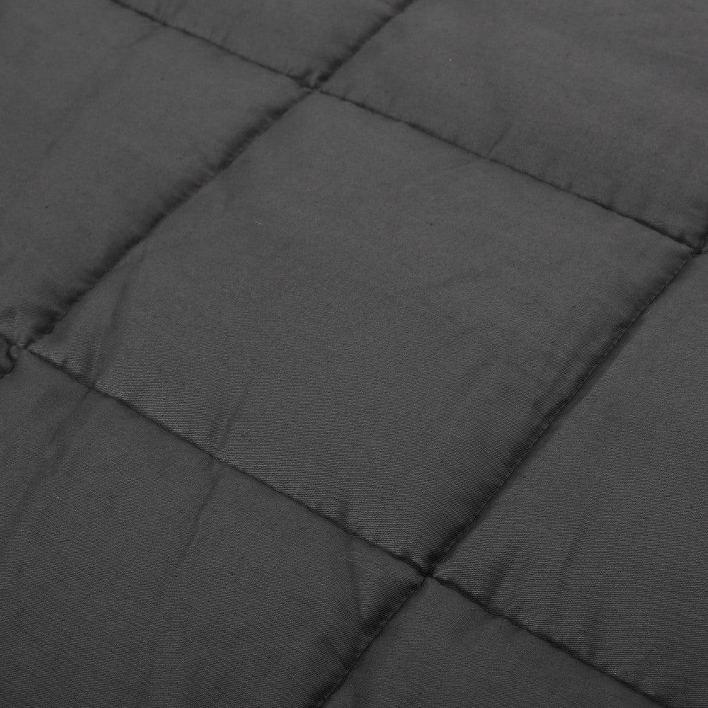 Blankie 20lbs Weighted Blanket 60 x 80 Cotton Multilayer Dark Gray