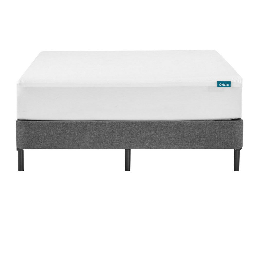 Swan King Size Mattress Protector Waterproof Coating White Polyester BM326993