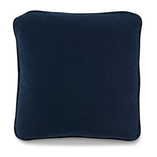 Ashley Wali Square Accent Throw Pillow | 20" | Feather Fill | Blue Polyester