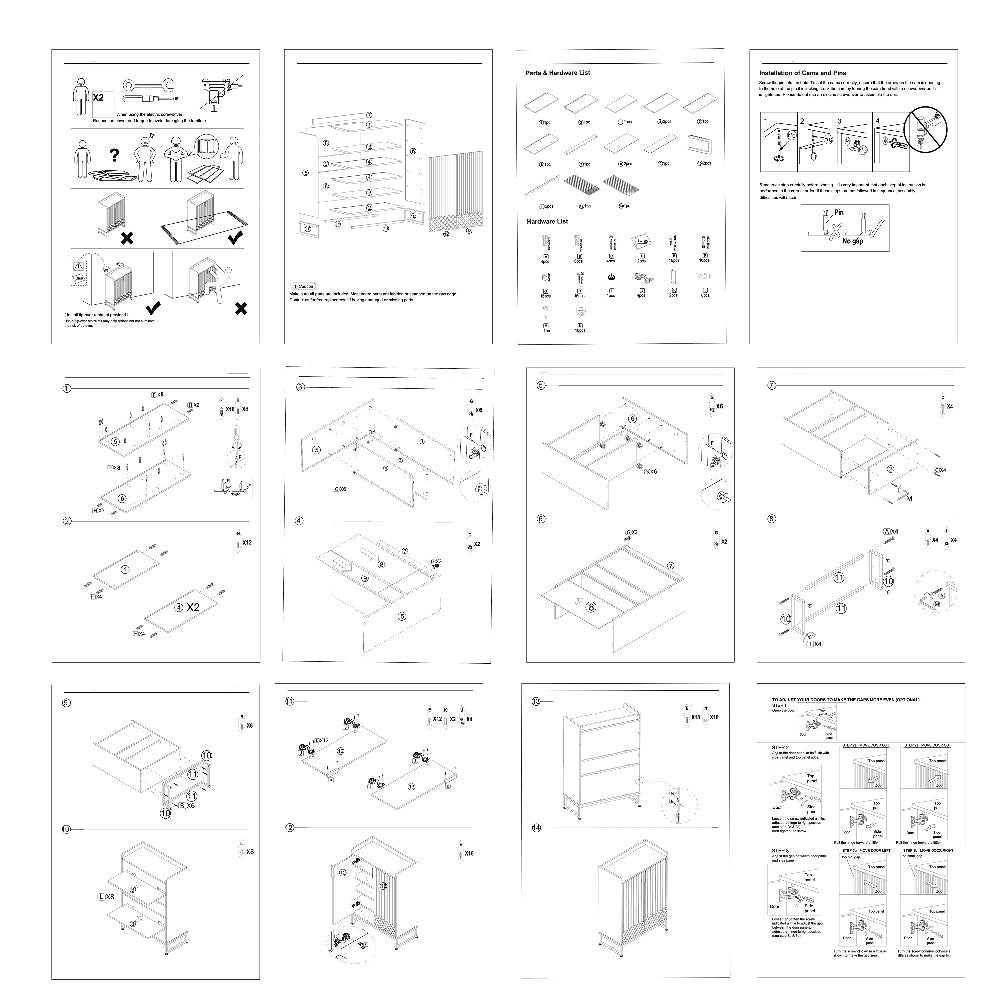 Shoe Cabinet Console Gold Strip Doors 5 Shelves 41 Inch Brown White BM328369