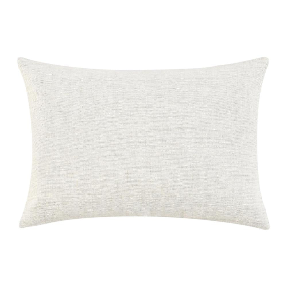 Lumbar Throw Pillow 14x20 Inch Tie Dye Style Blue Belgian Flax Linen BM331516