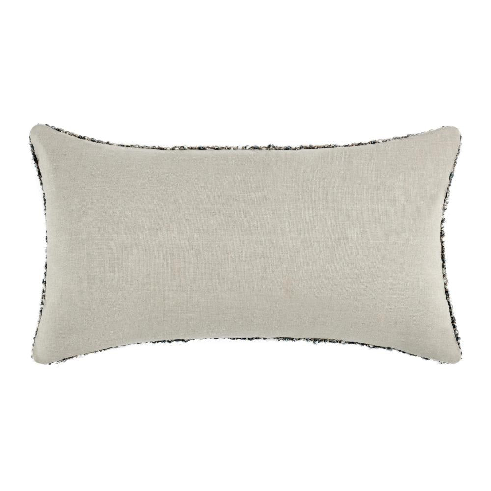 Ivy Lumber Accent Throw Pillow 14 x 26 Woven Cotton Blend Black BM331680