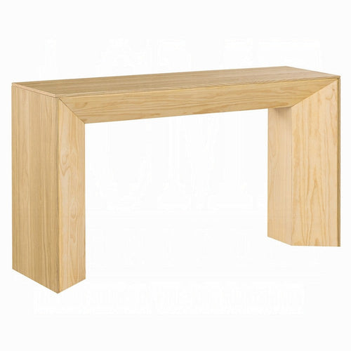 Arnold Sofa Table | Natural Brown Wood Frame | Rectangular 59"