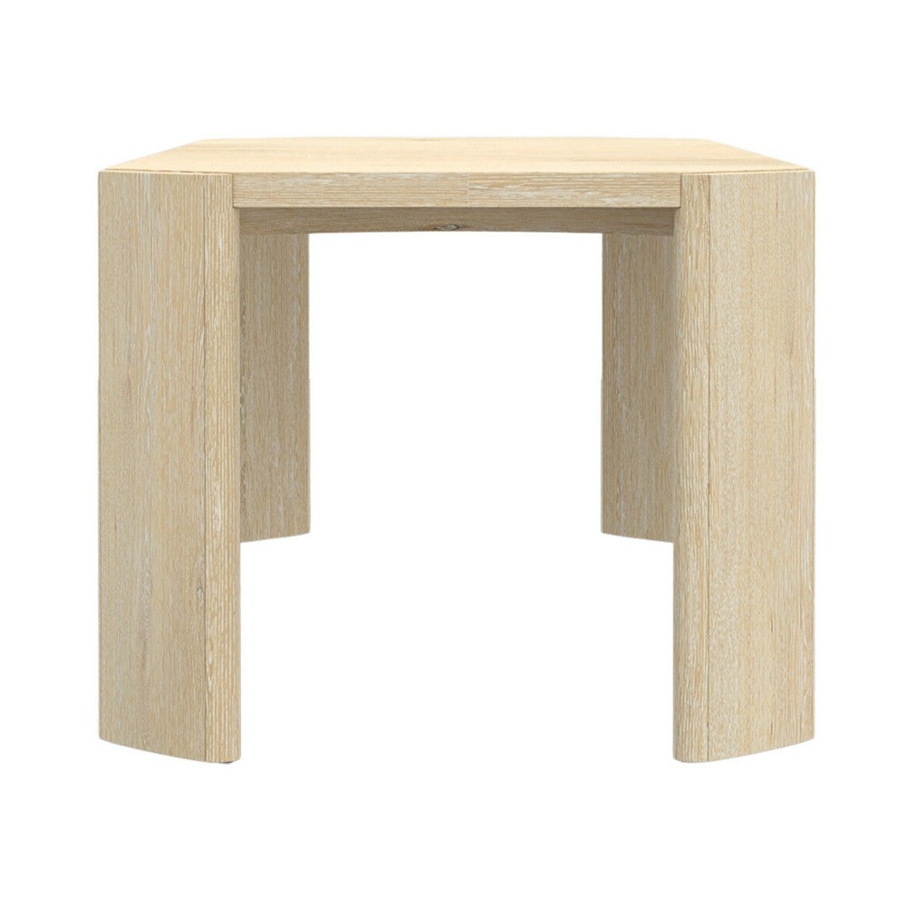 Lony Dining Table | 66-84" Expandable Top | Natural Brown Panel Legs