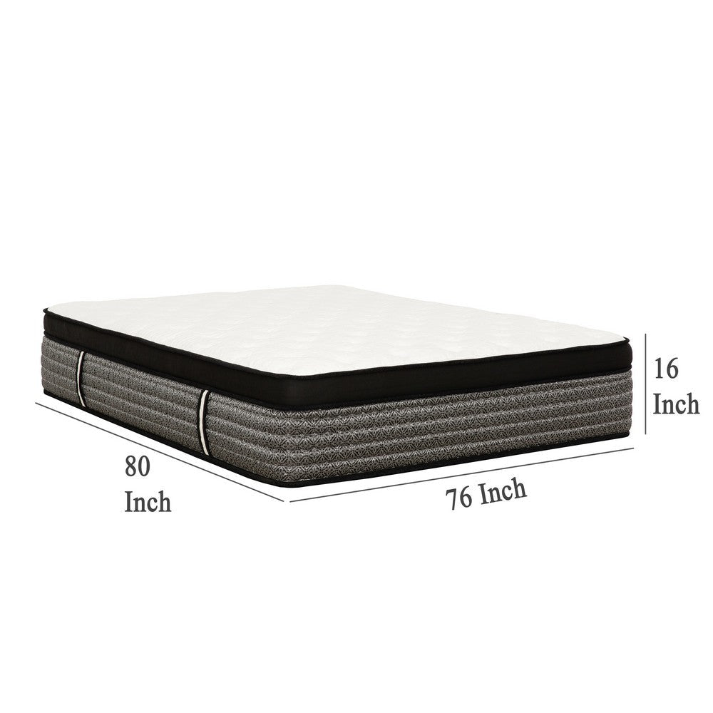 Che King Size 16’’ Mattress | Pocket Coil Springs Cool Gel Memory Foam