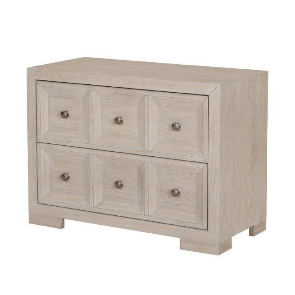 Kizie 5pc Queen Bedroom Set | Tall Chest | Nightstand Tawny Brown Gray