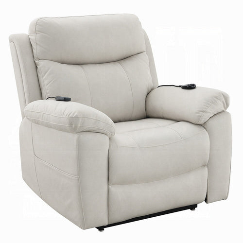 Cheru Power Motion Lift Recliner Chair with Heated Massage | Ivory