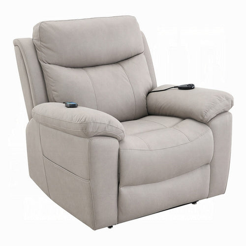 Cheru Power Motion Lift Recliner Chair with Heated Massage | Gray