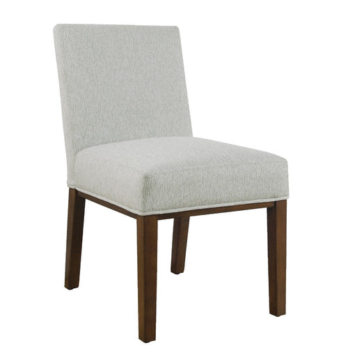 Jan Dining Chair with Espresso Wood Legs | Classic Gray Woven Fabric