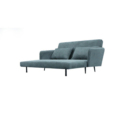 Linna Convertible Loveseat Sleeper | Modern Aqua Blue | 2 Pillow 61"