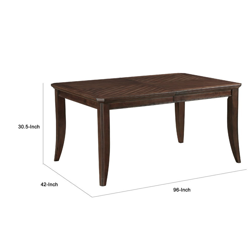Bobby Dining Table with Extension Leaf | Cherry Birch Wood 78-96’’ BM336069