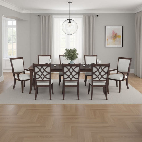 Bobby Dining Table with Extension Leaf | Cherry Birch Wood 78-96"