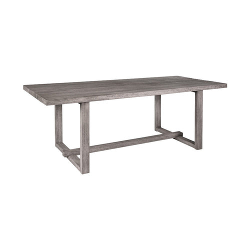 Hida Outdoor Dining Table | Gray Eucalyptus Wood | Rectangular 82"