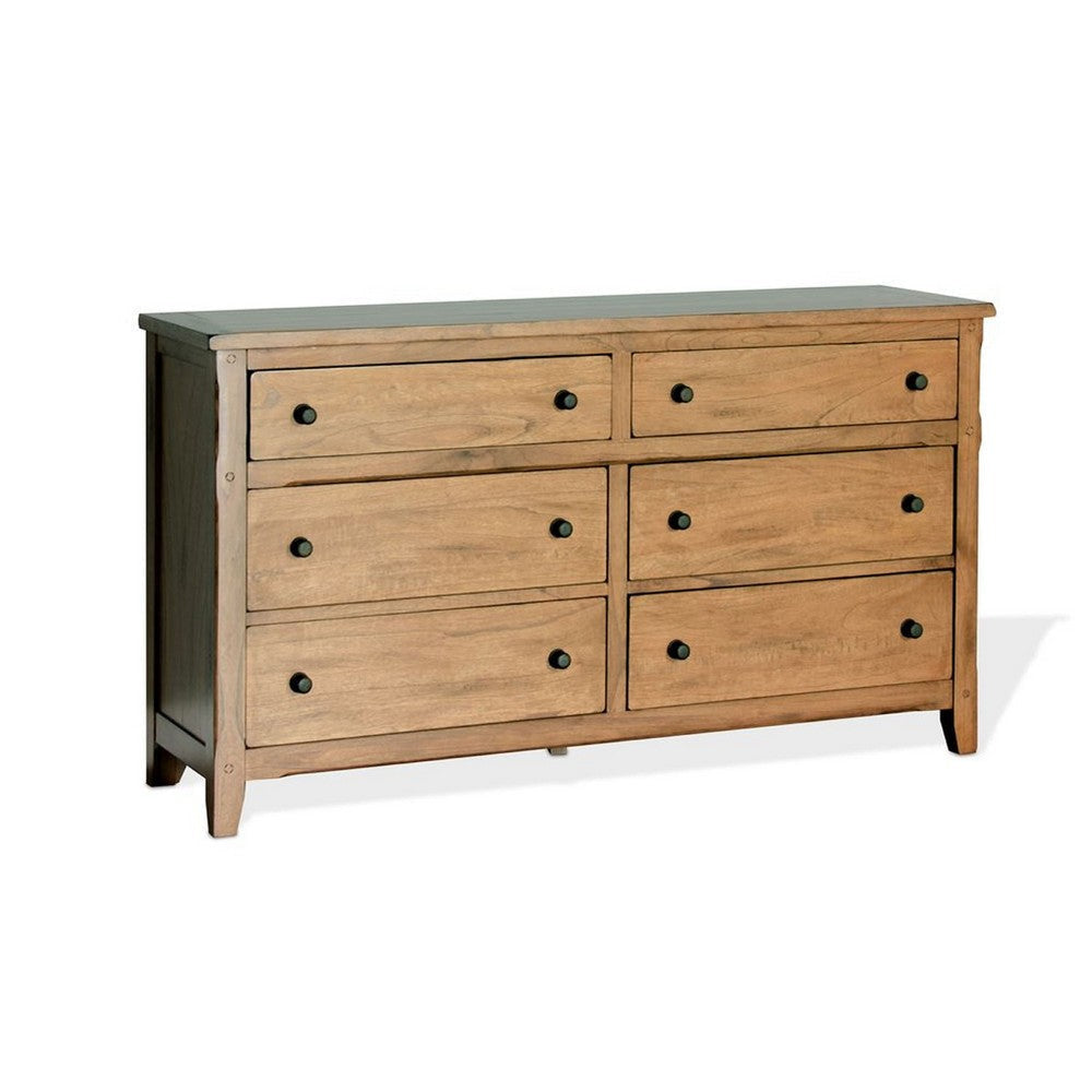 Buy Marv 64" Wide Dresser | 6 Drw w Knobs | Free Shipping Buy Marv 64" Wide Dresser | 6 Drw w Knobs | Free Shipping