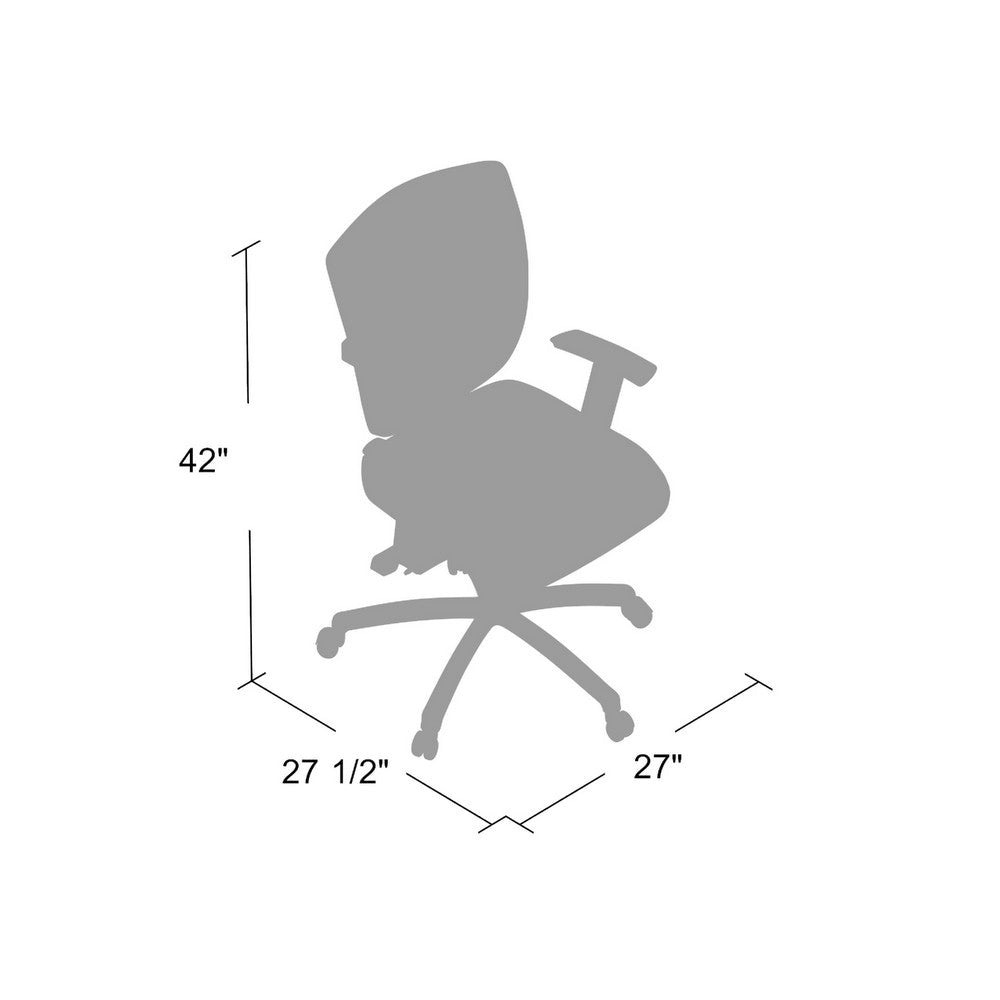 Oyo Swivel Task Chair | Black Mesh | Commercial Multi-Tilt | Caster Wheels BM344580