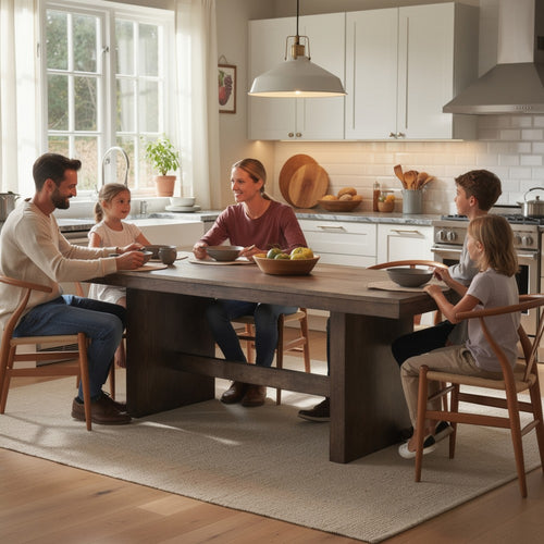 Ony Dining Table | 79" Rectangular Top | Dark Walnut Brown Wood