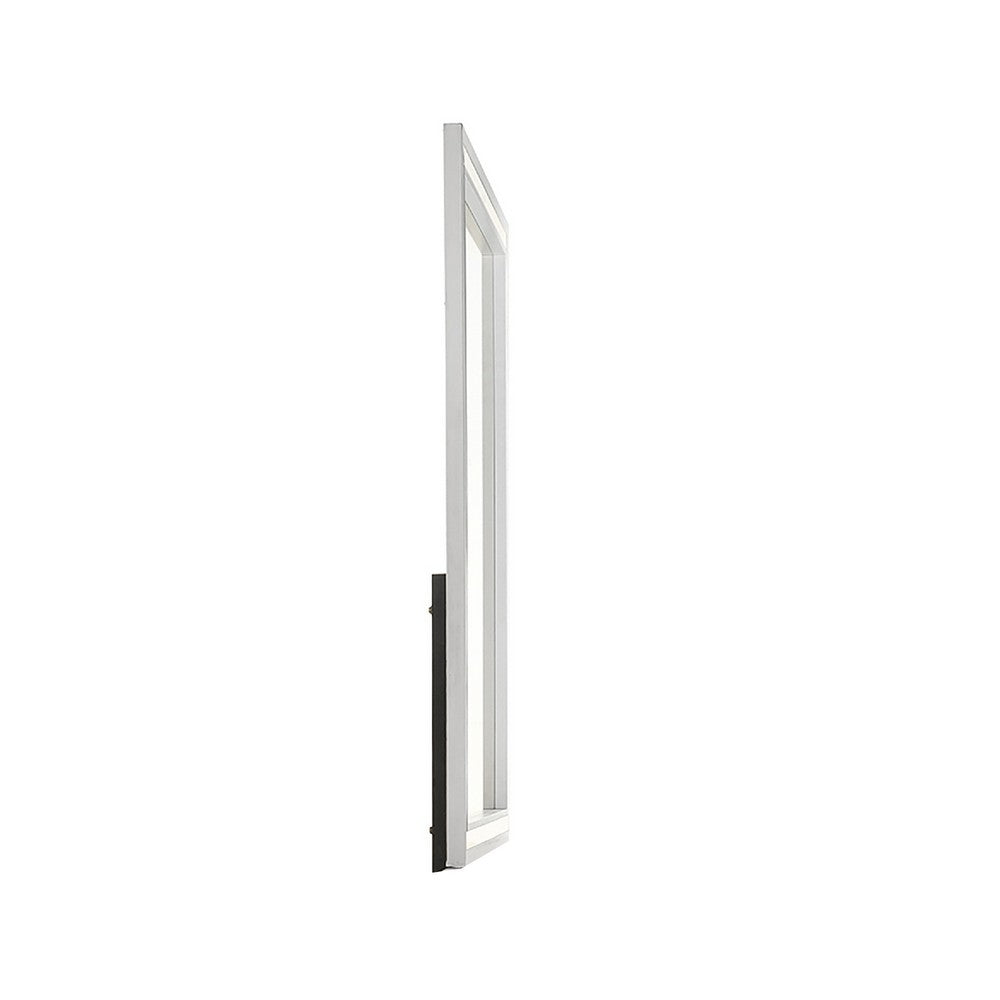 Ruo Dresser Mirror | 40" Square Frame | Low Distortion | Glossy White