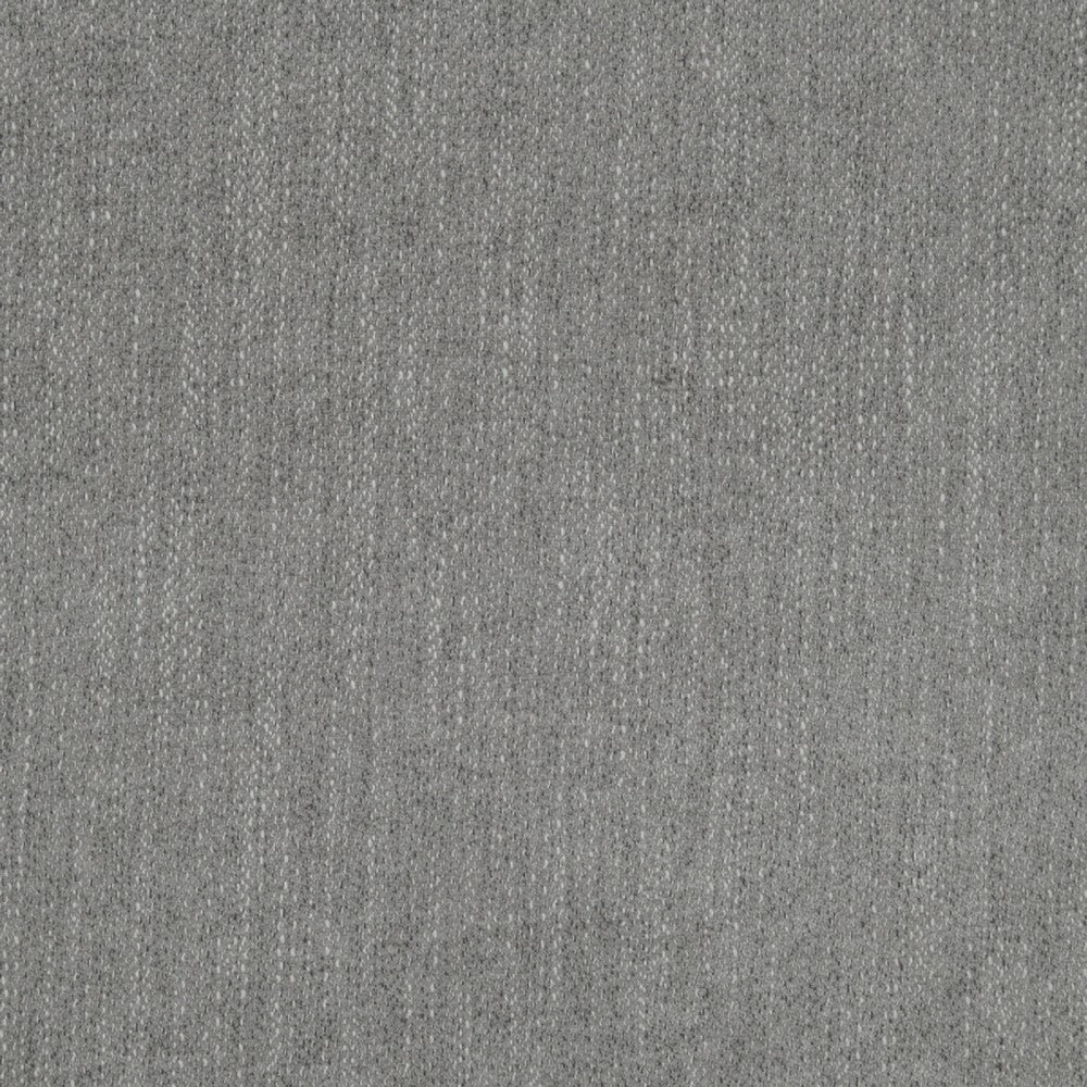 Welu Bench, 48" Champagne Gray Metal and Chenille Upholstery
