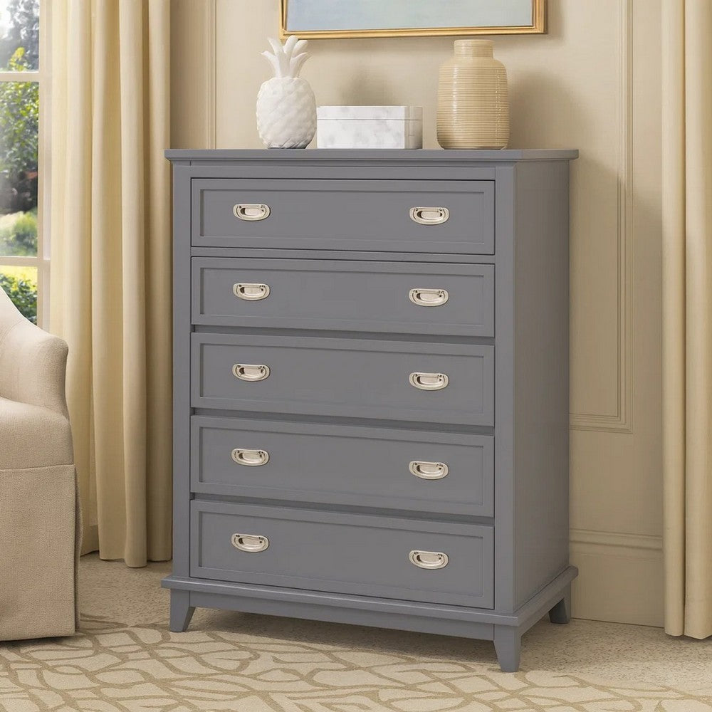 grey tall dresser for bedroom Sely Chest | 5 Drawer | Nickel Handles Size:SM (UK 8/10)+ Shawl (Grey) No Waste Broccoli Salad this charcoal grey dresser fun-funky